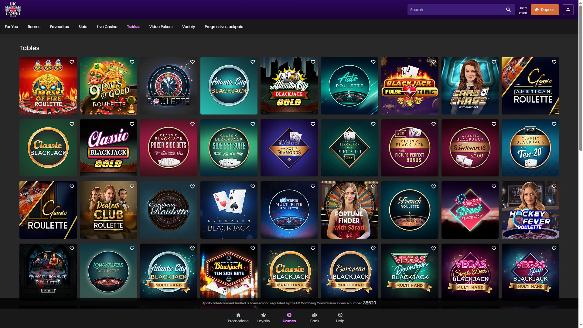 Microgaming Classic Blackjack location